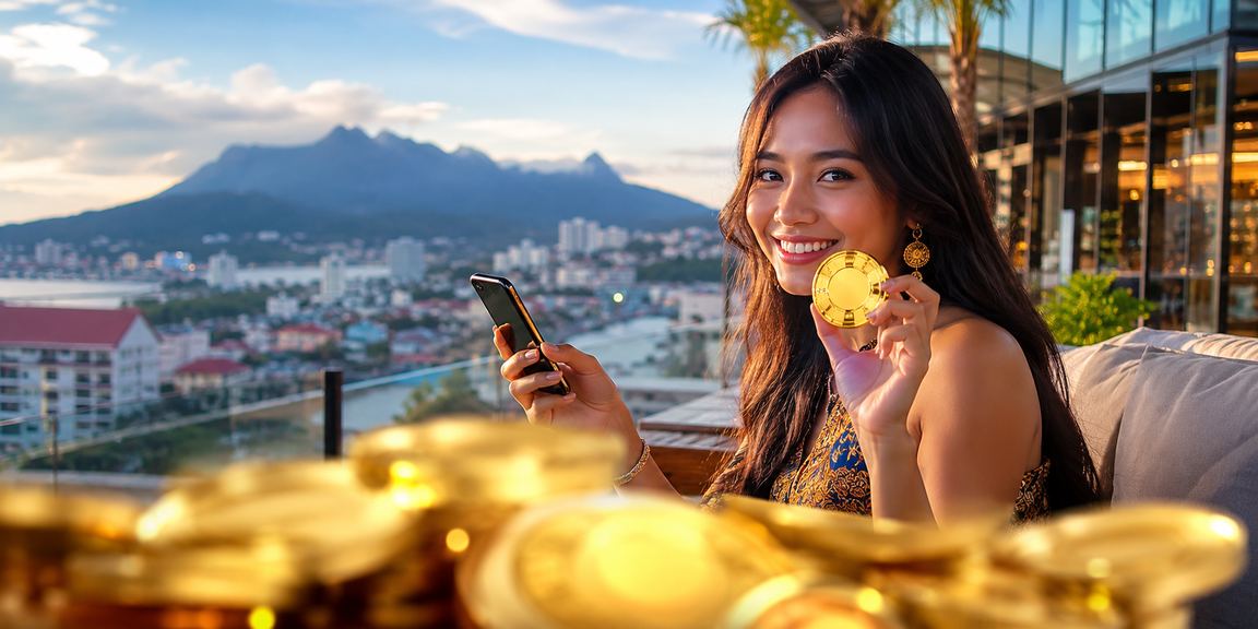 Pemain dari Sabah menggunakan kasino mudah alih untuk bermain permainan slot dalam talian